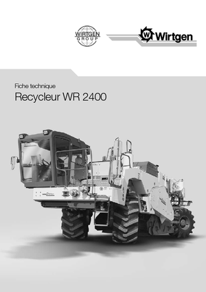 Машина за рециклиране на пътища - студено рециклиране Wirtgen WR 2400