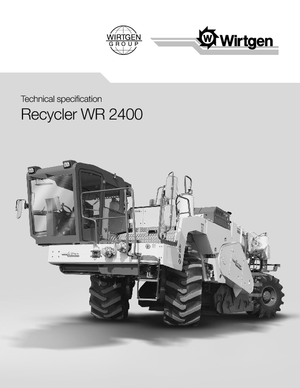 Машина за рециклиране на пътища - студено рециклиране Wirtgen WR 2400