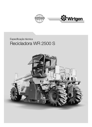 Машина за рециклиране на пътища - студено рециклиране Wirtgen WR 2500 S
