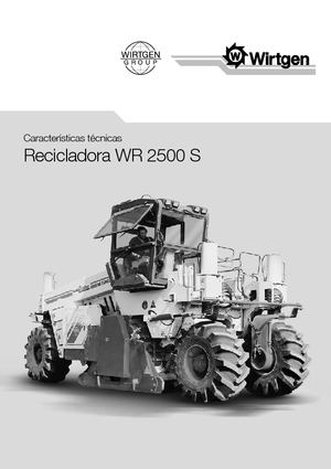 Машина за рециклиране на пътища - студено рециклиране Wirtgen WR 2500 S