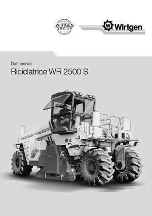 Машина за рециклиране на пътища - студено рециклиране Wirtgen WR 2500 S