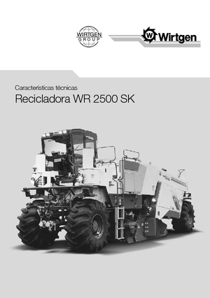 Машина за рециклиране на пътища - студено рециклиране Wirtgen WR 2500 SK