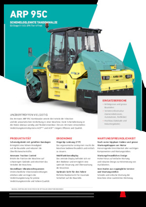 Комбинирани валяци Ammann ARP 95 C