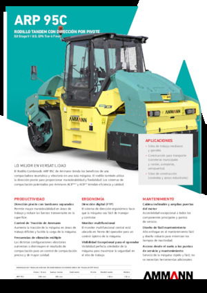 Комбинирани валяци Ammann ARP 95 C