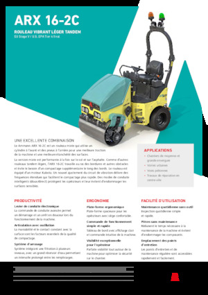 Комбинирани валяци Ammann ARX 16-2C