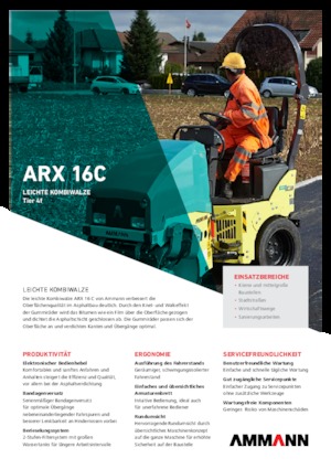 Комбинирани валяци Ammann ARX 16 C T4f