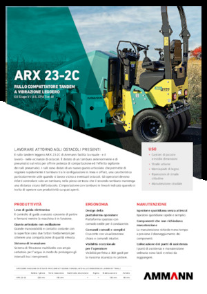 Комбинирани валяци Ammann ARX 23-2C