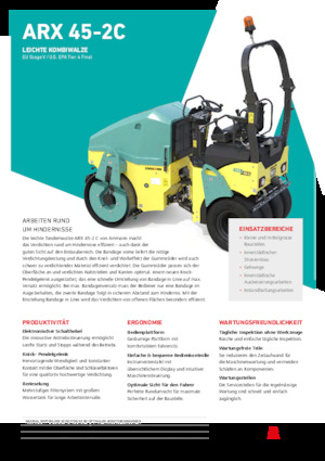Комбинирани валяци Ammann ARX 45-2C ST V