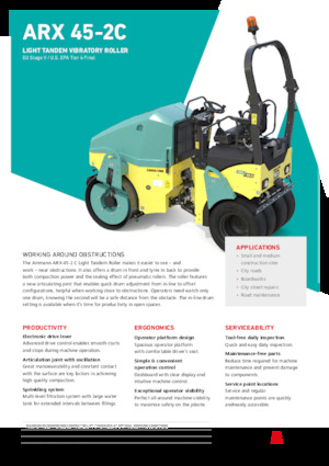 Комбинирани валяци Ammann ARX 45-2C ST V