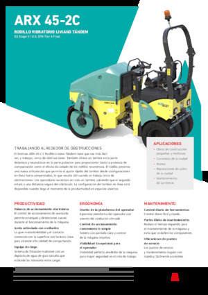Комбинирани валяци Ammann ARX 45-2C ST V