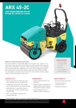 Комбинирани валяци Ammann ARX 45-2C T4f