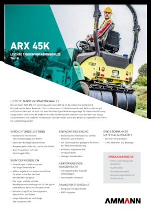 Комбинирани валяци Ammann ARX 45 K