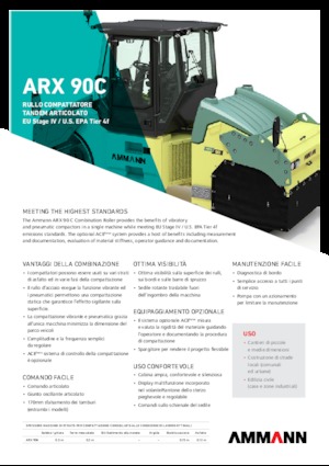 Комбинирани валяци Ammann ARX 90 C T4 f