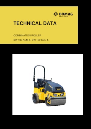 Комбинирани валяци Bomag BW 100 SCC-5