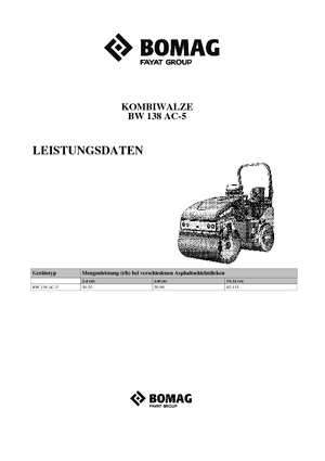 Комбинирани валяци Bomag BW 138 AC-5