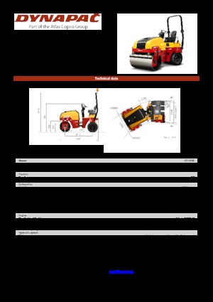 Комбинирани валяци Dynapac CC 1200 C