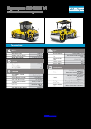 Комбинирани валяци Dynapac CC 4000 C VI