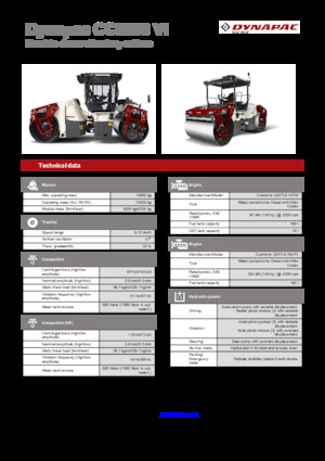 Комбинирани валяци Dynapac CC 6200 C VI