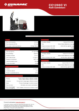 Комбинирани валяци Dynapac CC1200C VI