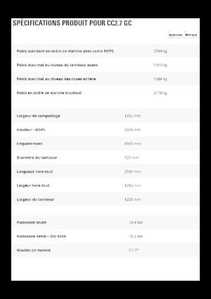Комбинирани валяци Caterpillar CC2.7GC