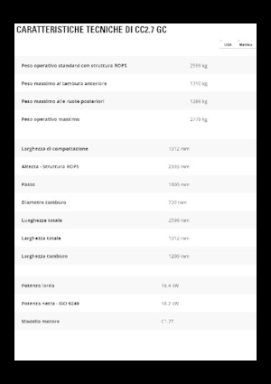 Комбинирани валяци Caterpillar CC2.7GC