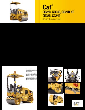 Комбинирани валяци Caterpillar CC24B