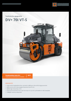Комбинирани валяци Hamm DV+ 70i VT-S