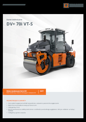 Комбинирани валяци Hamm DV+ 70i VT-S