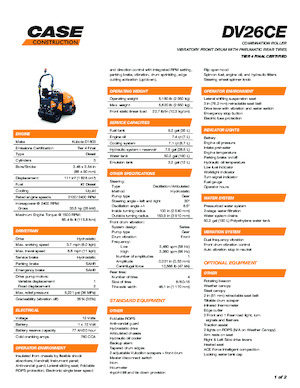 Комбинирани валяци Case DV26CE