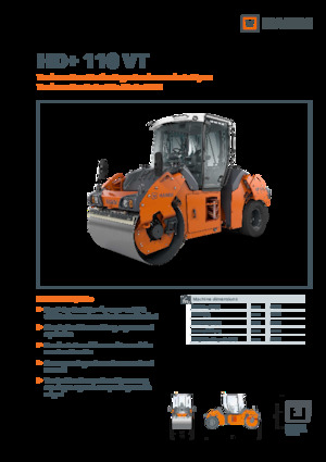 Комбинирани валяци Hamm HD+ 110 VT