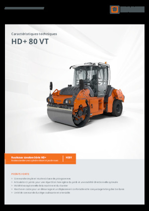 Комбинирани валяци Hamm HD+ 80 VT