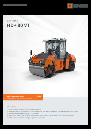 Комбинирани валяци Hamm HD+ 80 VT