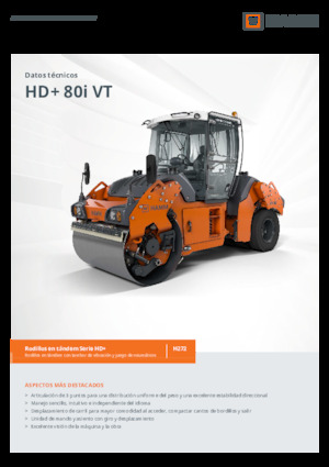 Комбинирани валяци Hamm HD+ 80i VT