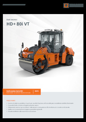 Комбинирани валяци Hamm HD+ 80i VT