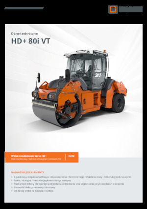 Комбинирани валяци Hamm HD+ 80i VT