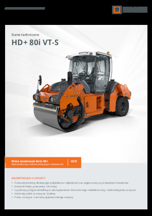 Комбинирани валяци Hamm HD+ 80i VT-S