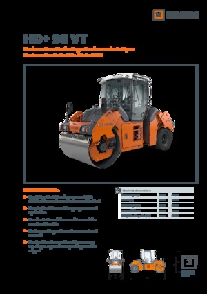 Комбинирани валяци Hamm HD+ 90 VT