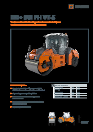 Комбинирани валяци Hamm HD+ 90i PH VT-S