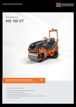 Комбинирани валяци Hamm HD 10i VT