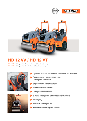 Комбинирани валяци Hamm HD 12 VT