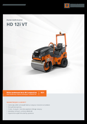 Комбинирани валяци Hamm HD 12i VT