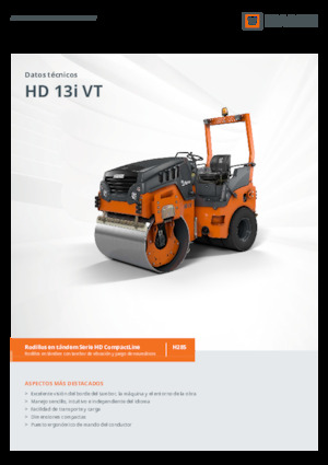 Комбинирани валяци Hamm HD 13i VT