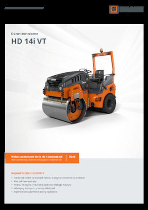 Комбинирани валяци Hamm HD 14i VT