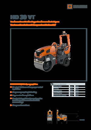Комбинирани валяци Hamm HD 30 VT