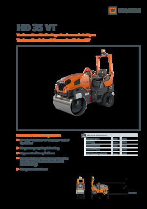Комбинирани валяци Hamm HD 35 VT