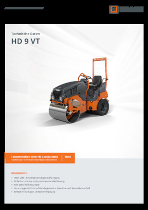 Комбинирани валяци Hamm HD 9 VT