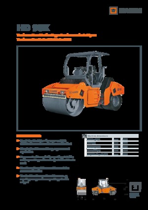 Комбинирани валяци Hamm HD 90K