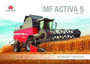 Зърнокомбайн Massey Ferguson Activa 7345S-MCS