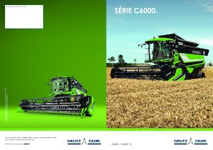 Зърнокомбайн DEUTZ-FAHR C 6205 Topline