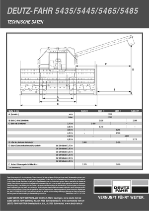 Зърнокомбайн DEUTZ-FAHR 5435 H